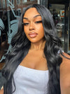 Premium Human Hair Collection Wavy 5X5 Lace Closure Wig